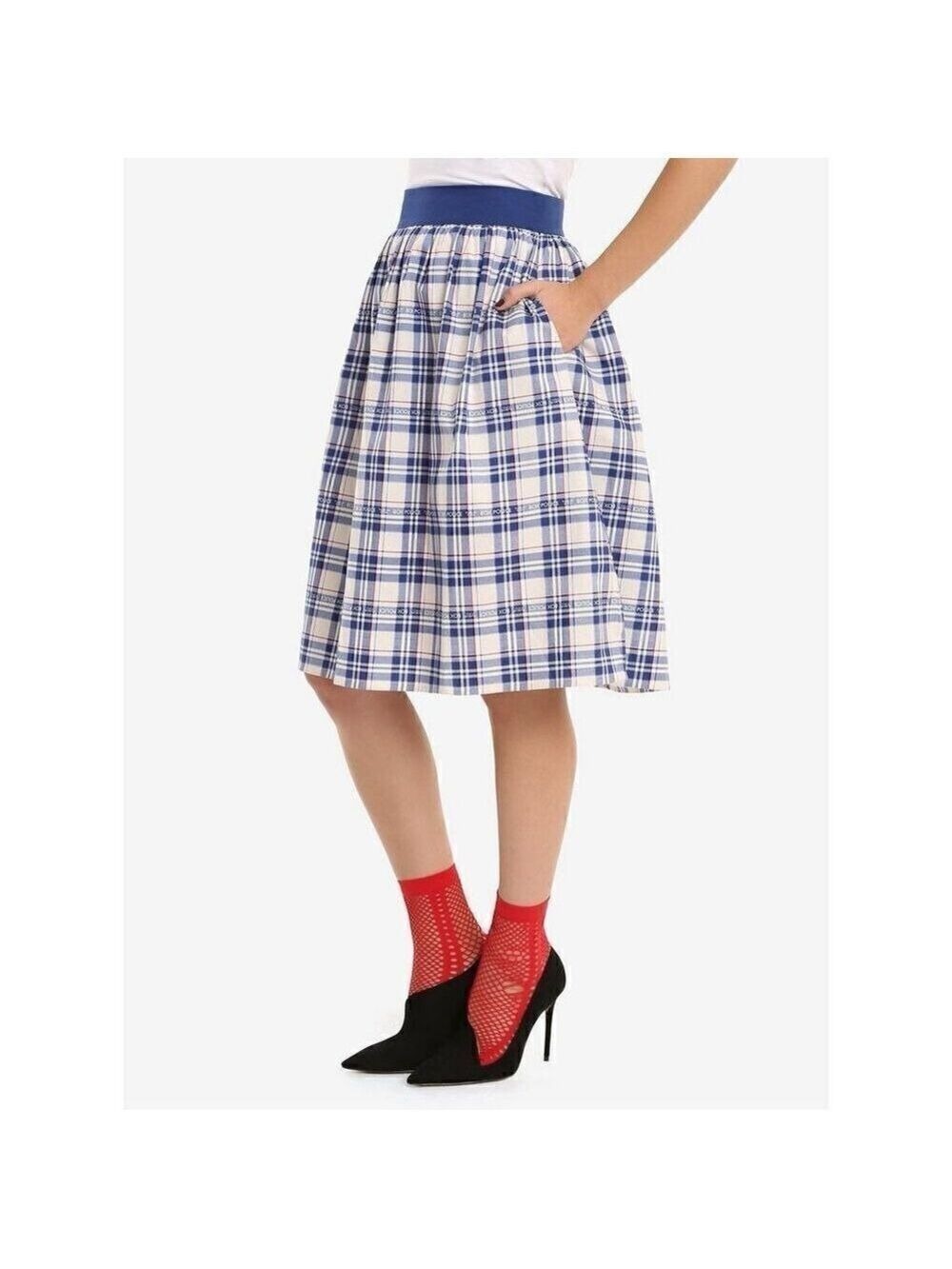 Her Universe Doctor Who Plaid Skirt (Med) - Picture 1 of 10